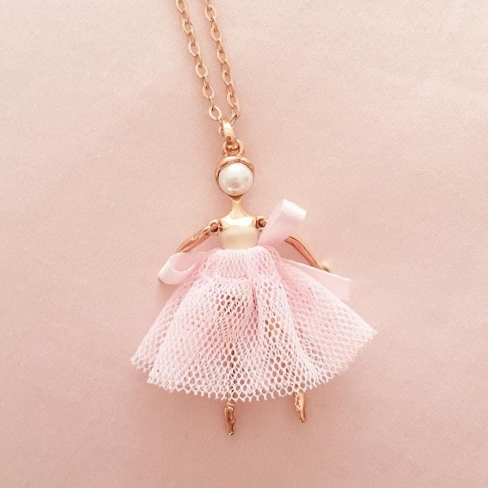 💥LAST 1💥NWT TED BAKER MINI BALLERINA NECKLACE - Picture 3 of 5